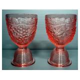 L. E. Smith Reversible Juice/ Egg Glasses, Qty 12