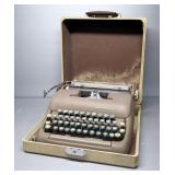 Vintage Smith-Corona Sterling Typewriter In Carry Case
