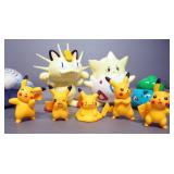 Pokemon Character Figures, Some Plush, Qty 14