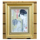 Kitagawa Utamaro (Japanese, c. 1753-1806) Kasumi-ori-Musume Hinagata (Model Young Women In Mist/Mosq