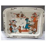 1960s Hanna Barbera TV Tray With Yogi Bear, Boo-Boo Bear, Yakky Doodle, Pixie And Dixe, And Mr. Jink