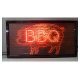 BBQ Pig High Intensity LED Sign, 19" x 10", New In Box