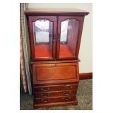 Solid Wood 3 Drawer Dresser, Jewelry Cabinet, 22" x 11" x 9", And Wood Musical Jewelry Box