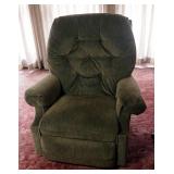 L-Z-Boy Rocking Recliner, With Button Tufted Back, 41" x 37" x 32"