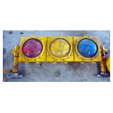 Vintage Traffic Light, 40" Tall