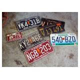 Assorted License Plate Collection, Approx Qty 10