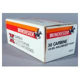 Winchester Super-X .30 Carbine Ammo, Approx 50 Rds