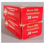 Black Hills .38 Special Ammo, Approx 94 Rds