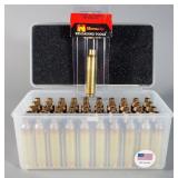 Peterson .28 Nosler Empty Brass, Approx Qty 50, And Lock-N-Load 28 Nosler Reloading Tool