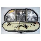 HCA High Country Extreme Compound Bow, 27" Draw, With 3 Arrows, Extra Heads, And Foam Lined Hard Cas