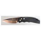 Pro Tech Tactical Response TR-4.3 Automatic Knife, CPM-D2 Blade, Espresso Limited, In Nylon Sheath
