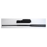 Expanding Steel Baton BTGB-26BK, 26", Rubber Grip With Window Breaker, In Nylon Sheath