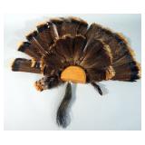 Turkey Feather Decor, Approx 27" Wide