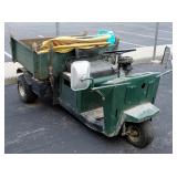 Cushman Turf 3-Wheeled Truckster, OMC 2 Cylinder Engine, 2 Speed Transmission, Power Takeoff, New Ti