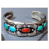 Sterling Silver Jewelry, Includes Necklaces, Bracelets, Rings, Pins, And More, Some With Turquoise, 