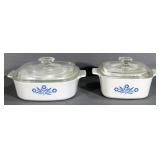 Corningware Blue Cornflower Design Casserole Dish Set, Includes 9 Dishes, 4 With Lids, Various Sizes