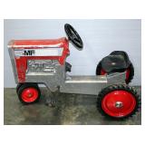 Massey Ferguson Vintage Metal Tractor Pedal Car