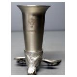 Jagermeister Deer Head Pewter Shot Glass