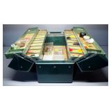 Walton Products Rip Loc Tacklebox With Contents, Includes Lures, Spinners, And More