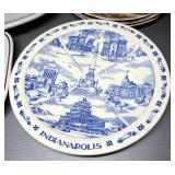 Serving Trays (2) And Collectors Plates (4), Total Qty 6