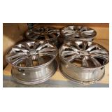 Kia Wheel Rims, Qty 4, 19.5" Dia., Approx 8" Deep