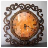 Large Hanging Wall Clock, Approx 32" x 32"