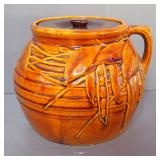 McCoy Pea Pod Bean Pot, Drip Glaze Pot, And Large Vase