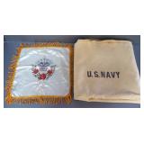U.S. Navy Blanket And U.S. Navy Pillow Cover