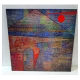 Paul Klee (Swiss, 1879-1940) Ad Parnassum And Senecio Prints On Canvas, 26" x 26" And 18" x 18"