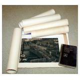 Jackson Lee Nesbit Pencil Etchings Prints Of Sheffield Steel Corp Includes, "Tool Mill", "Soaking Pi