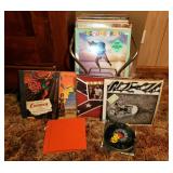 LP Album Assortment Including, Santana Alabama, Carpenters, Neil Diamond, Frank Sinatra, Oakridge Bo