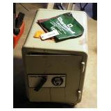 Sentry Valueguard Steel Combination Safe, On Wheels, Model 1380, 23" x 23" x 17", Combination Known,