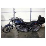 2003 Harley-Davidson FXSTB Motorcycle, 1903-2003 Night Train 100th Anniversary Gold Key Edition, 145