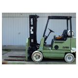 CLARK GCS20MB Cushion Tire Forklift, Capacity 3325, 3970.4 Hrs On Meter, Serial G138MB11046961, Prop