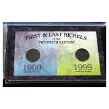 20th Century Coin Sets, Various Years Ranging From Beginning To End Of Century, In Displays, See Ima