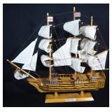 Nautical Theme Decor, Includes Ship Models, Dolphin Statuette, Lighthouse Candlestand, And Sea Shell