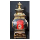Oriental Style Decor, Includes Lantern Style Candlestand, Porcelain Jar With Lid, Decorator Plate On