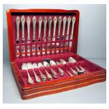 1847 Rogers Brothers Flatware Set In Tarnish Resistant Chest, Approx 64 Pcs