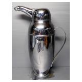 1940s Penguin Shaker With 6 Glasses And West Bend Penguin Hot & Cold Server