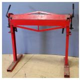36" Sheet Metal Brake With Stand, Makes Bends Up To 120 Degrees