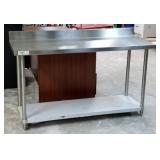 Regency 24" X 60" Stainless Steel Work Table With 4" Backsplash And Undershelf