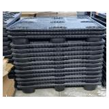 Heavy Duty Nestable Pallets, 48" X 40", Approx. 6" Or 7" Tall, Qty 14, 4-Way Forklift Access