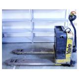 Yale 4000 Lb. Electric Pallet Jack, Model MPB040-EN24T2748, No Charge, Unknown Working Order