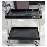 Kobalt 35.5" Utility Cart With Four Swivel Locking Casters, 35.5" H X 26.75" L X 17.5" W