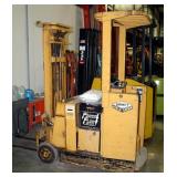 Barrett Electric Forklift Truck, Model RE-30-TTHZ, 3000lb Capacity, With Hobart Charger,