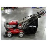 Craftsman 4 In 1 Power Propelled Push Mower, With Vacuum And Collection Bag, 24" Deck, 190cc Briggs 