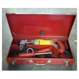 Milwaulkee Heavy Duty 1/2" Right Angle Drill, Model #1107-1, In Metal Carrying Case