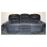 Flex Steel Double Recliner Sofa, 37in x 92in x 38in
