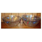 Arc France 10in Glass Mixing Bowls, Qty 3