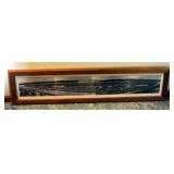 Kansas City 1924 Half Million Dollar Speedway Panoramic Photograph Set, Framed Under Glass, 11.25in 